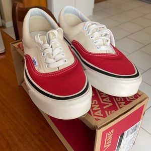Era 95 Vans OG Red White 🛹🔥